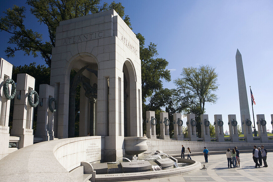 Nationales Denkmal für den Zweiten Weltkrieg, Washington DC, USA