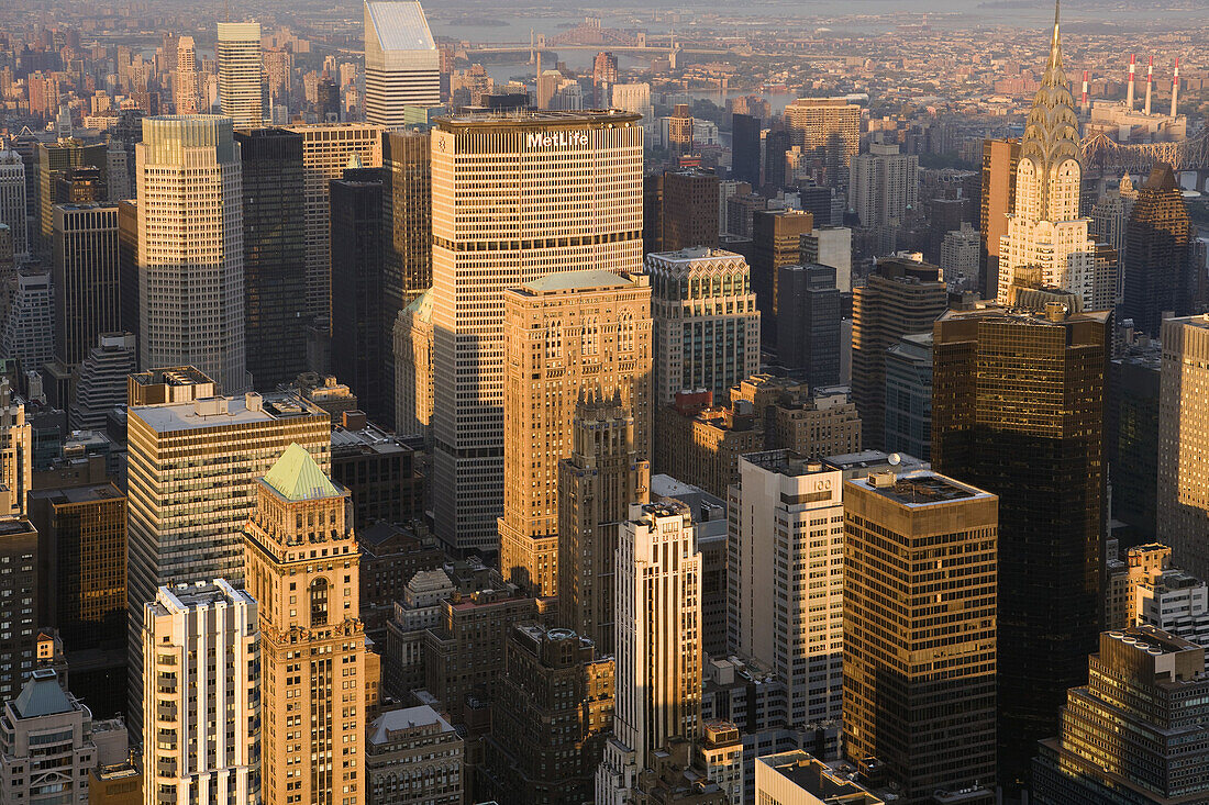 Aerial view of New York City, USA