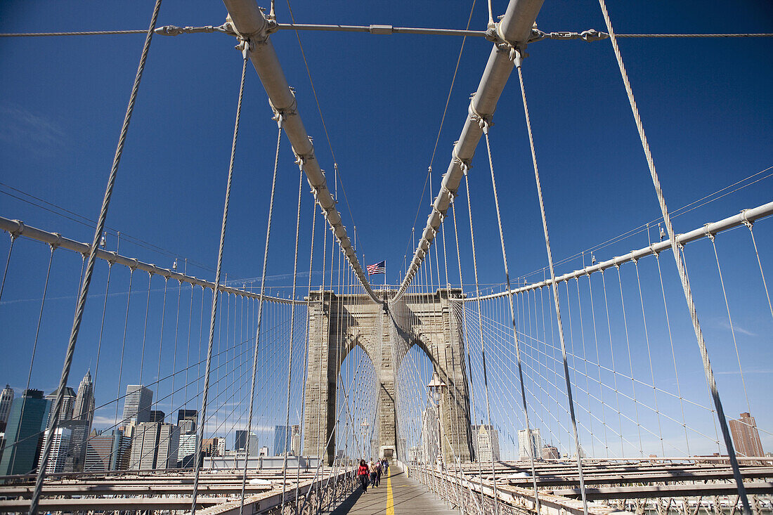 Brooklyn-Brücke, New York City, USA