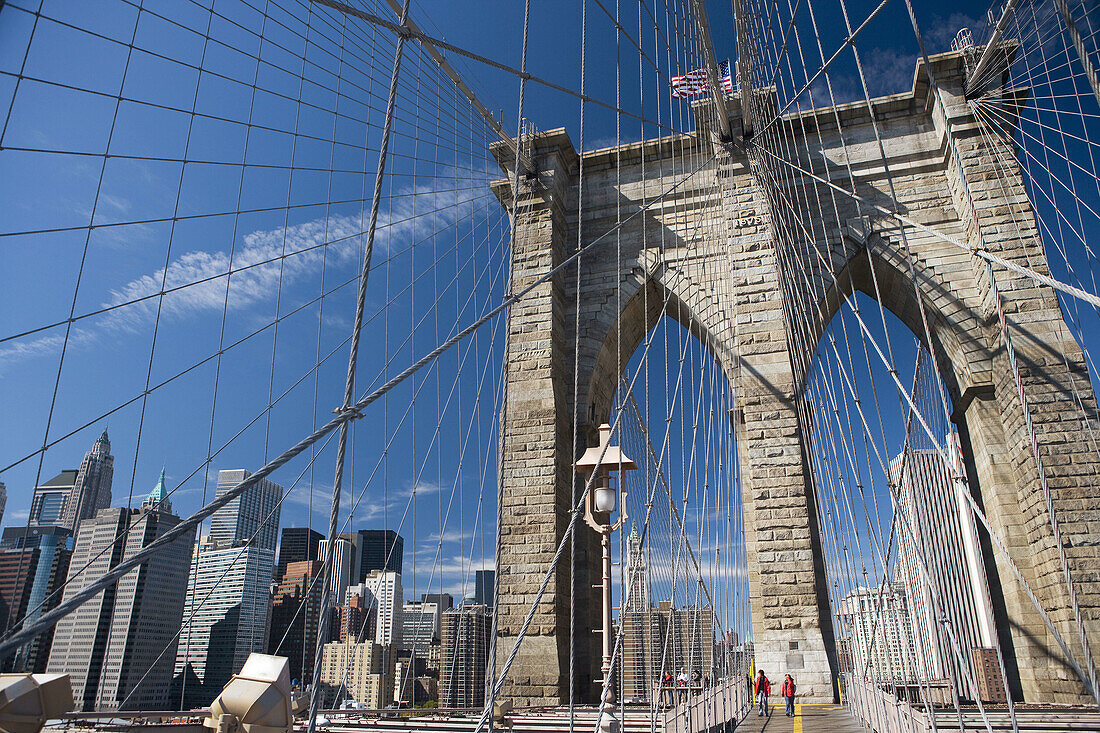 Brooklyn-Brücke, New York City, USA