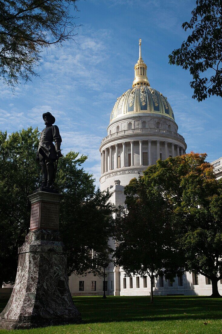 USA, West Virginia, Charleston, West Virginia State Capitol, exterior