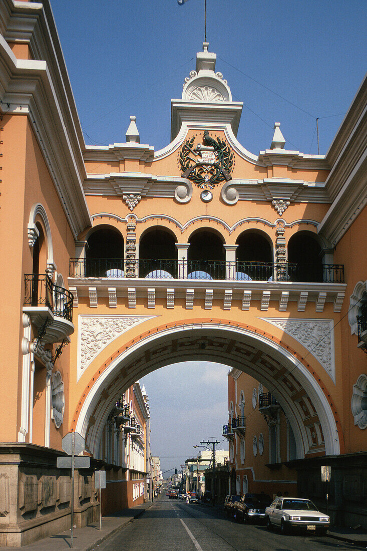 Replica of the Santa Catalina arch in Antigua Guatemala, Guatemala City, Guatemala