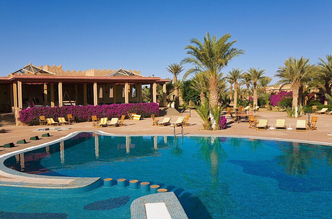 Swimming pool, Hotel Belere, Erfoud, Morocco