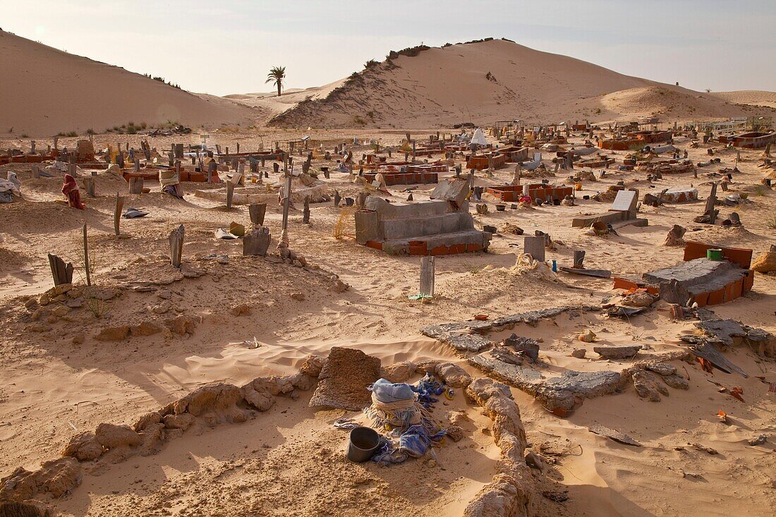Cementerio de Sabria, Desierto del sur de Tunez, Africa