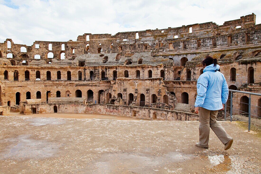 Coliseo romano de El Jem, Tunez, Africa