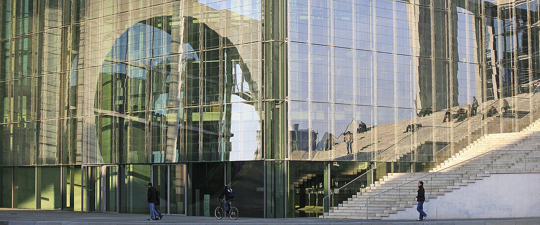 Facade of the Lüders-Building, Governmental quarter, Berlin, Germany