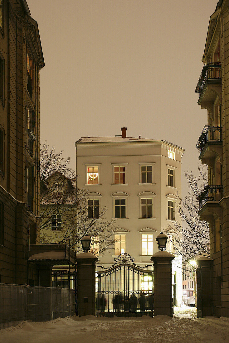 Courtyard of the Sophien church, Große Hamburgerstrasse, Berlin Mitte, Berlin, Germany