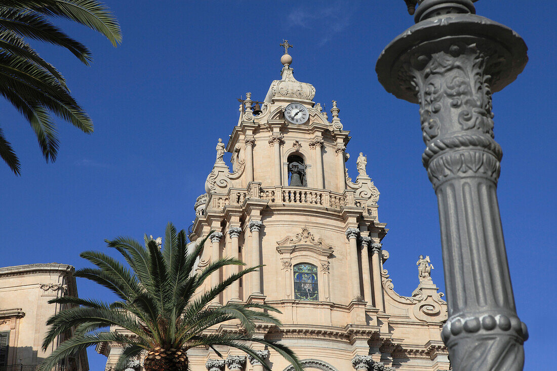 Church San Giorgio in the baroque Ragusa Ibla, Province Ragusa, Sicily, Italy, Europe