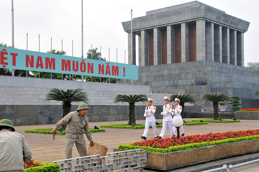 Ho Chi Minh Mausoleum, Ba Dinh Viertel, Hanoi, Vietnam