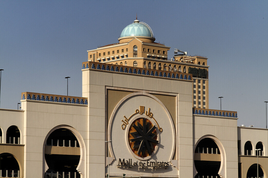 Facade of Mall of Emirates, shopping mall, Dubai