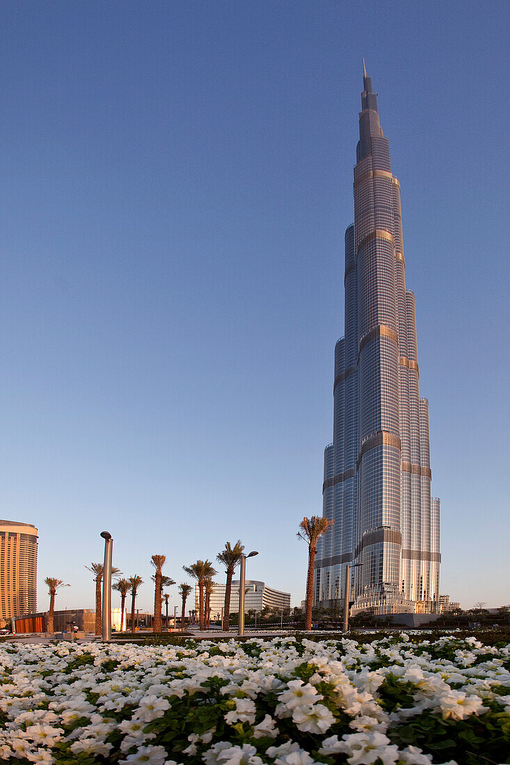 Burdsch Khalifa, Burj Dubai, hoechster Wolkenkrater mit 828 Metern