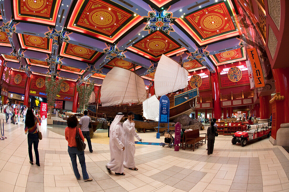 Dubai Ibn Battuta Mall, chinese decoration