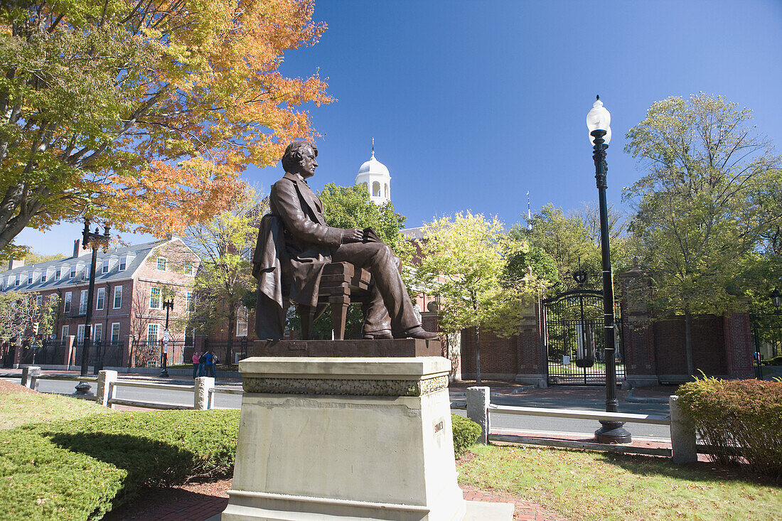 Harvard Universitätsgelände, Cambridge, Massachusetts, USA