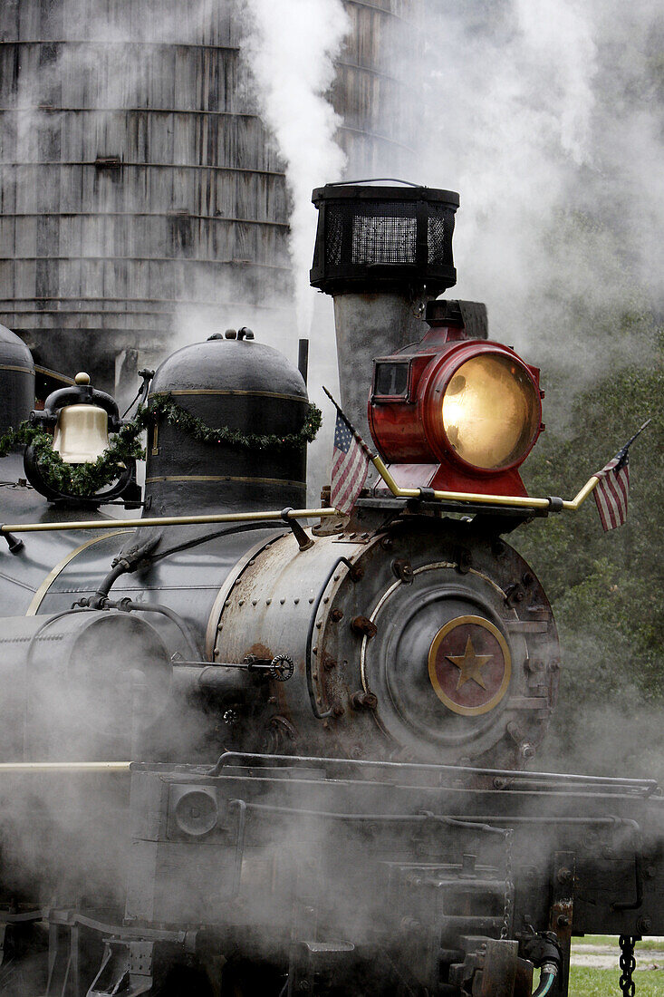 Steam Locomotive Engine in American West