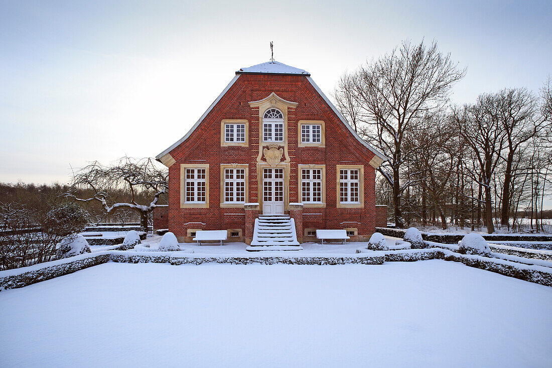 Wasserschloss Rüschhaus, bei Münster, Münsterland, Nordrhein-Westfalen, Deutschland