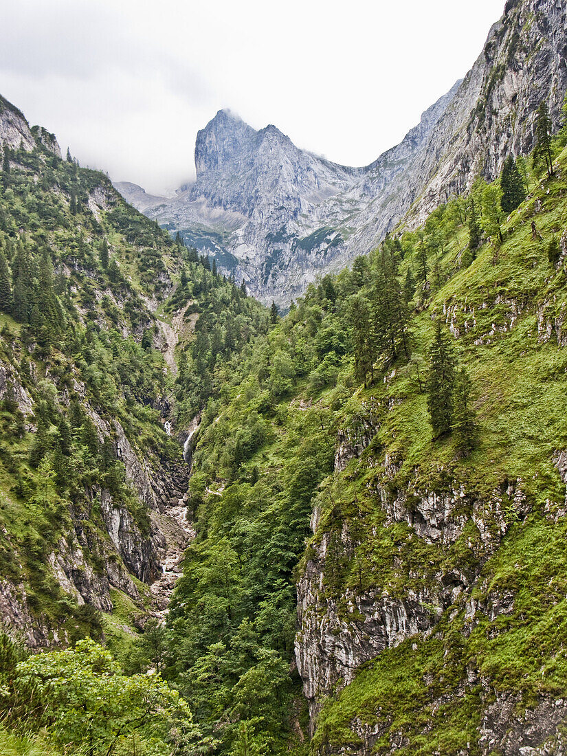 Höllentalklamm, Höllental, Wettersteingebirge, Bayern, Deutschland