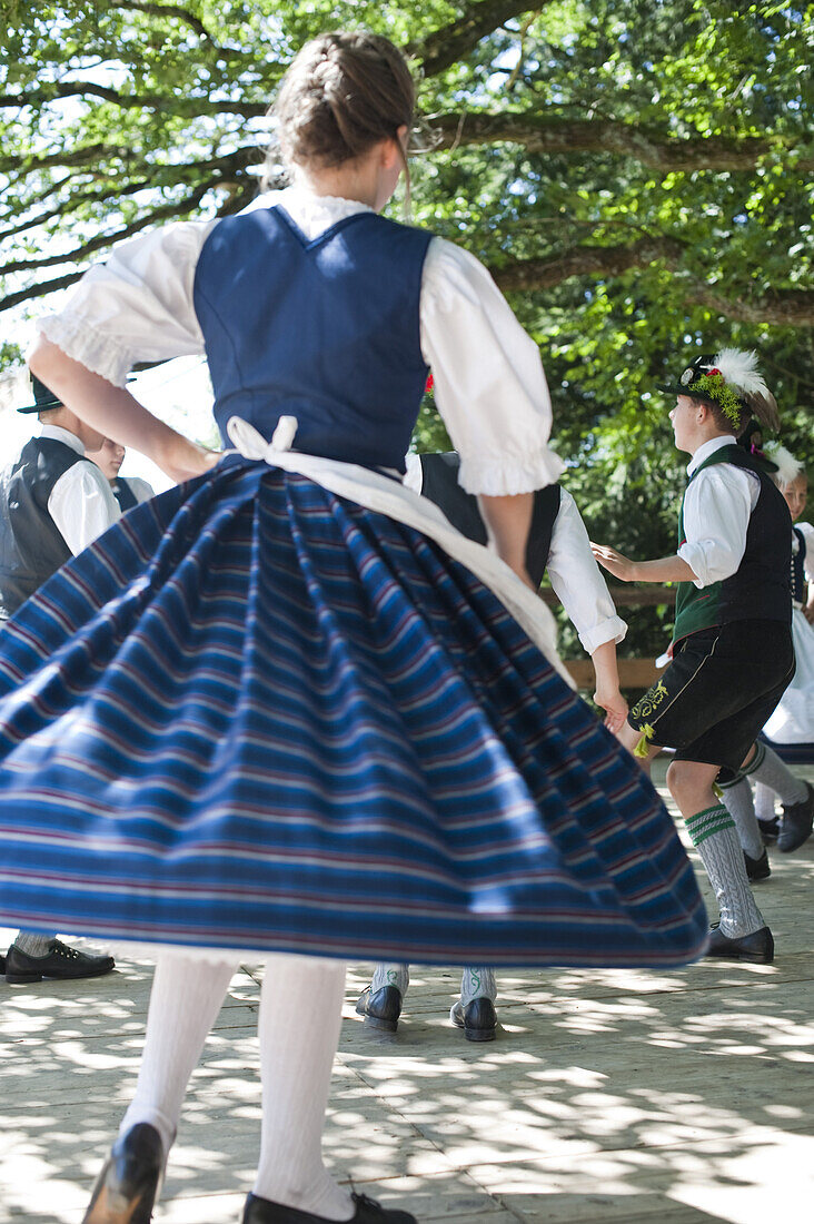 Mountain festival, Kraxnbichl, Neufahrn, Egling, Upper Bavaria, Germany