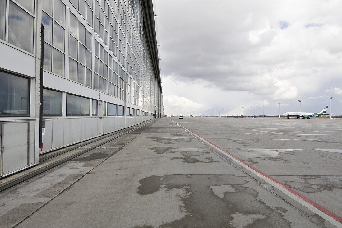 Flugfeld, Flughafen München, Bayern, Deutschland