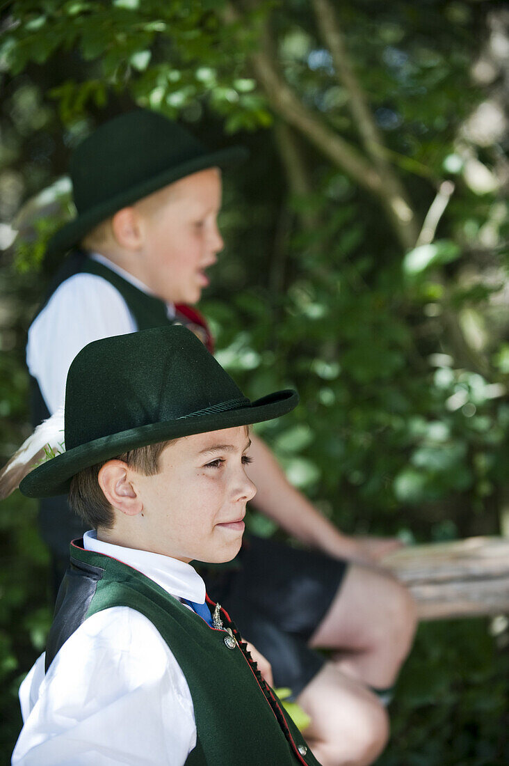 Mountain festival, Kraxnbichl, Neufahrn, Egling, Upper Bavaria, Germany