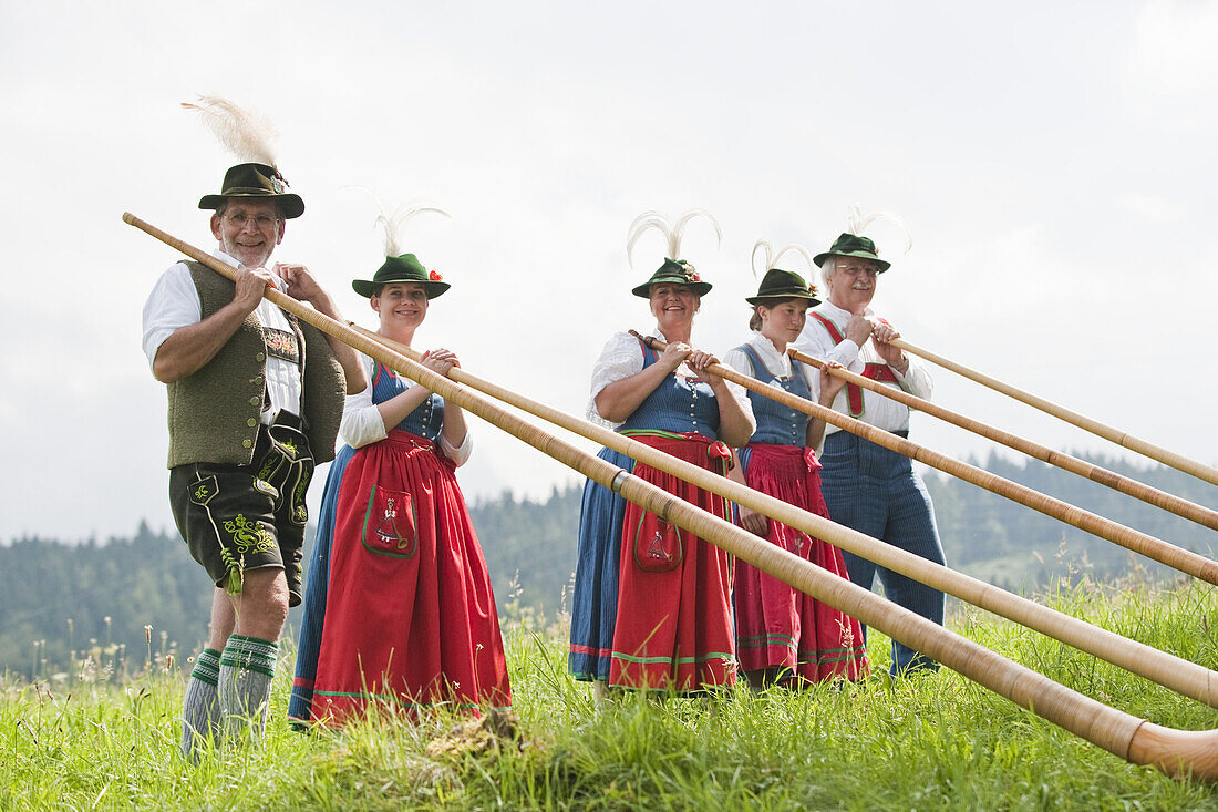 Sommerfest, Kreut-Alm, Großweil, Oberbayern, Bayern, Deutschland