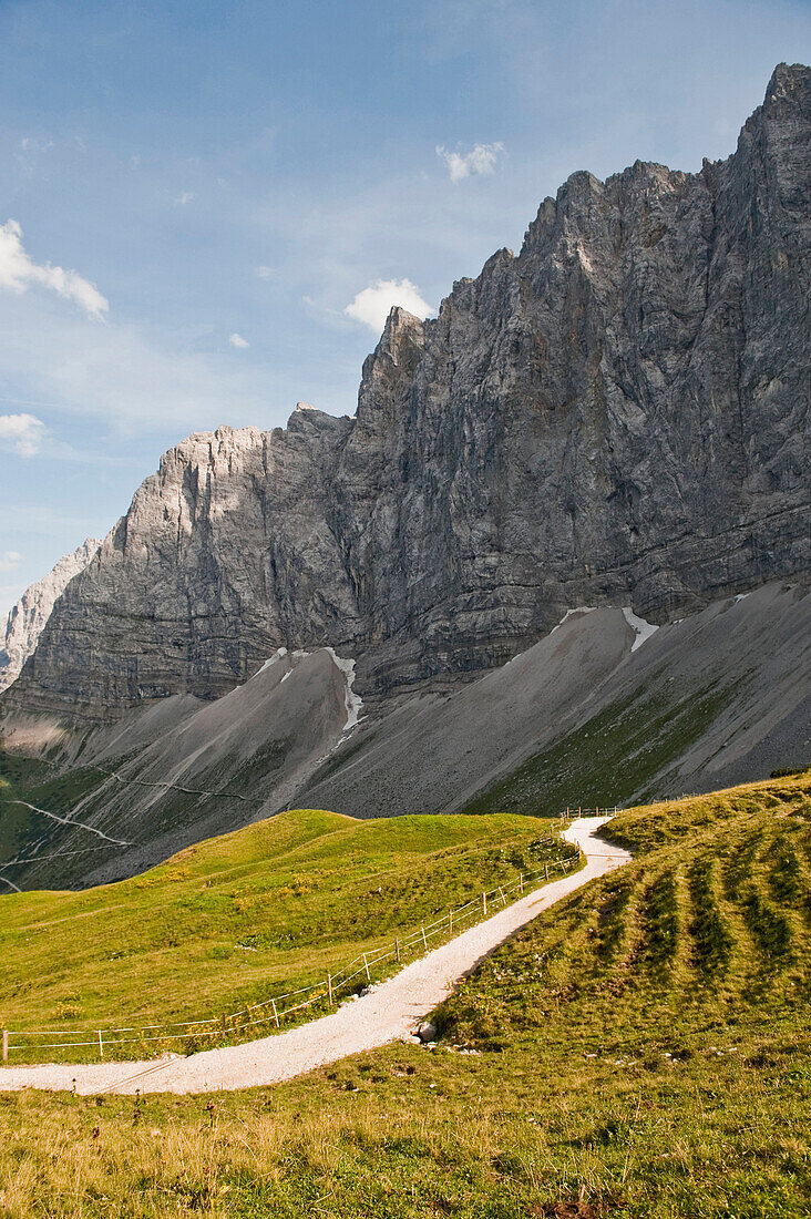 Path, Karwendel range, Tyrol, Austria