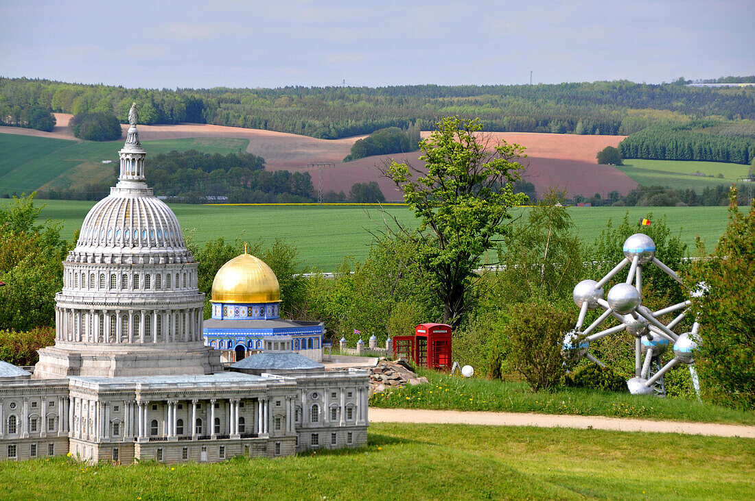 Miniature park, Lichtenstein, Saxony, Germany