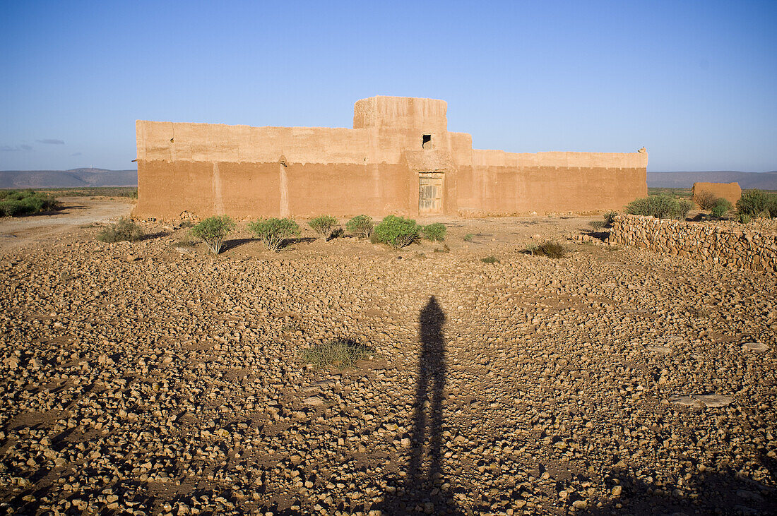 Traditional mud house, Morocco, North Africa, Africa