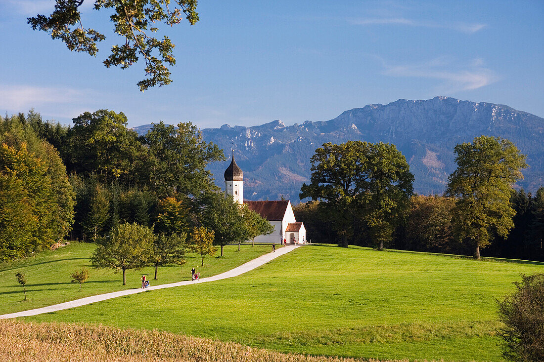 Hub Kapelle vor Benediktenwand, Penzberg, Bayern, Deutschland