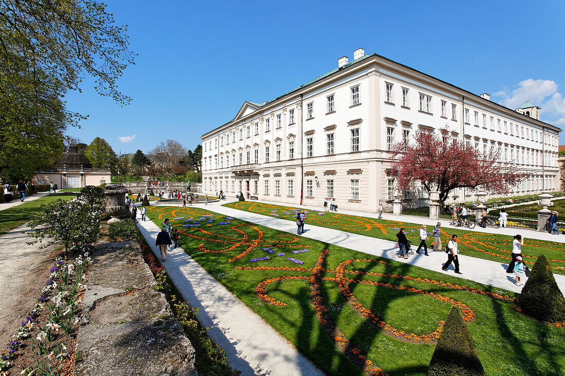 Mirabellgarten und Schloss Mirabell, Salzburg, Salzburger Land, Österreich