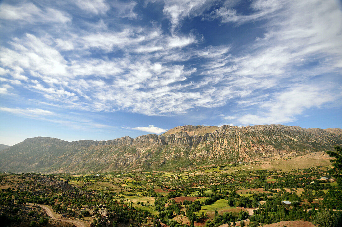 landscape at Nemrut Dagi, east-Anatolia, Turkey