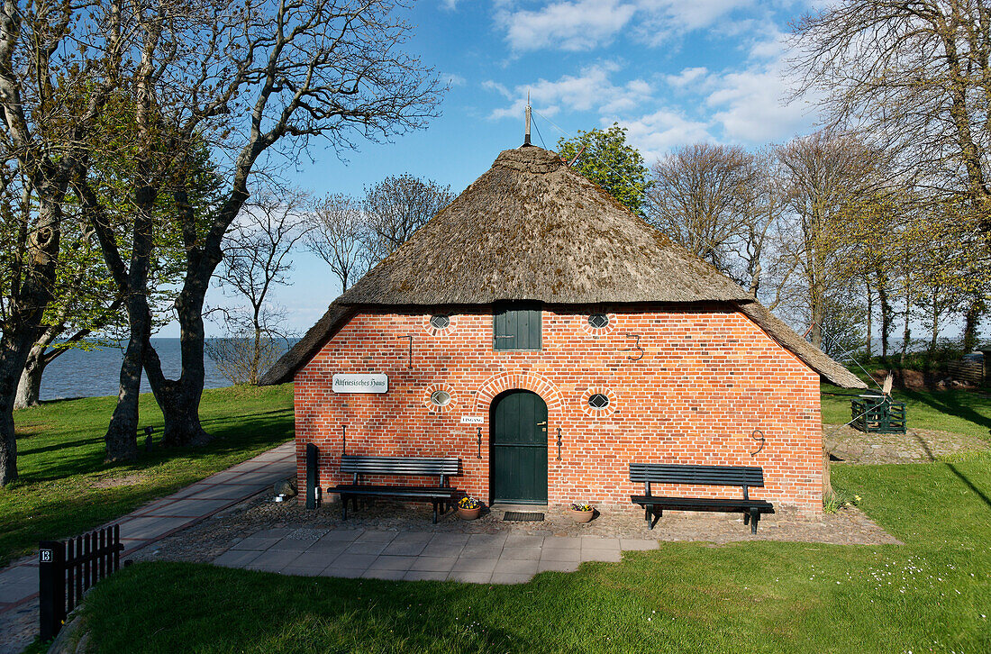 Old Friesian House in Keitum, Sylt Municipality, Sylt, Schleswig-Holstein, Germany