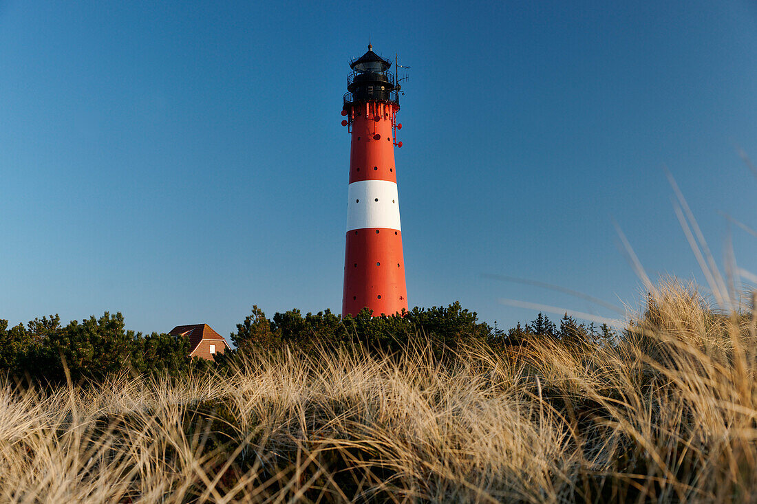 Lighthouse at Hoernum, Sylt, Schleswig-Holstein, Germany