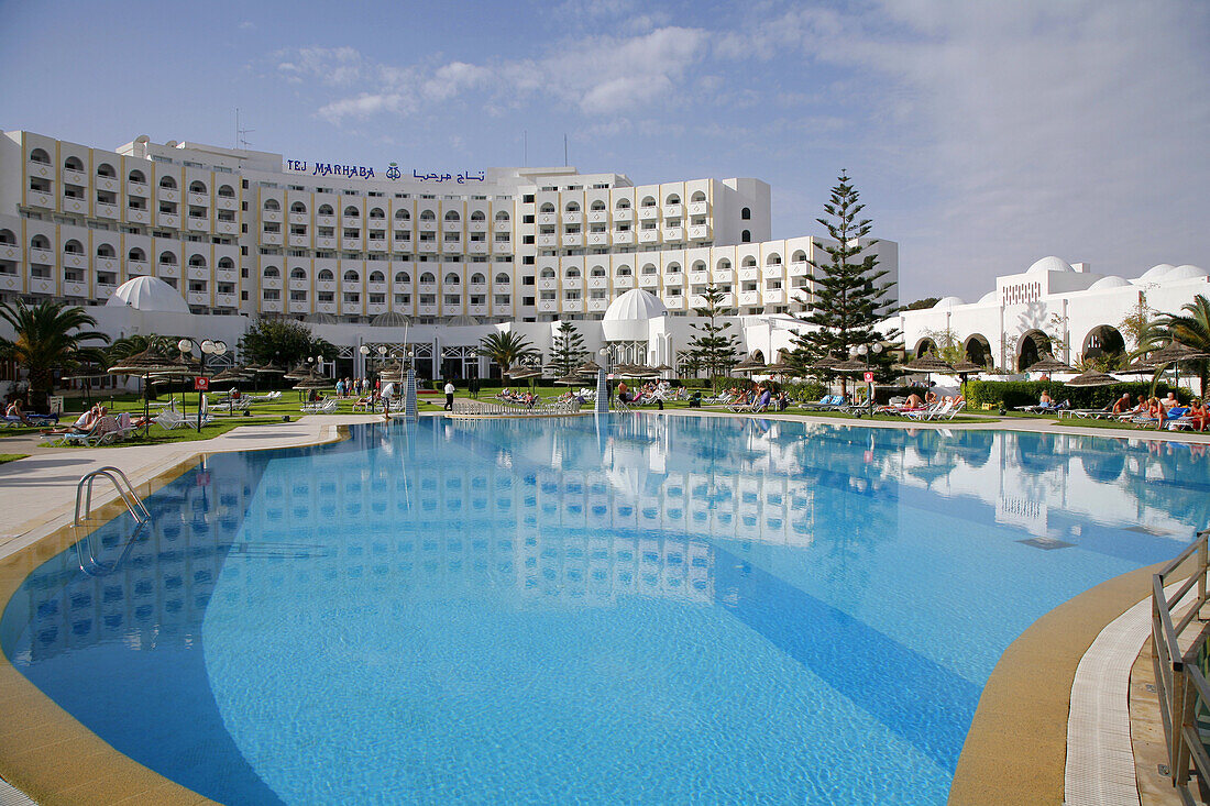 Tej Marhaba hotel in Sousse, Tunisia.