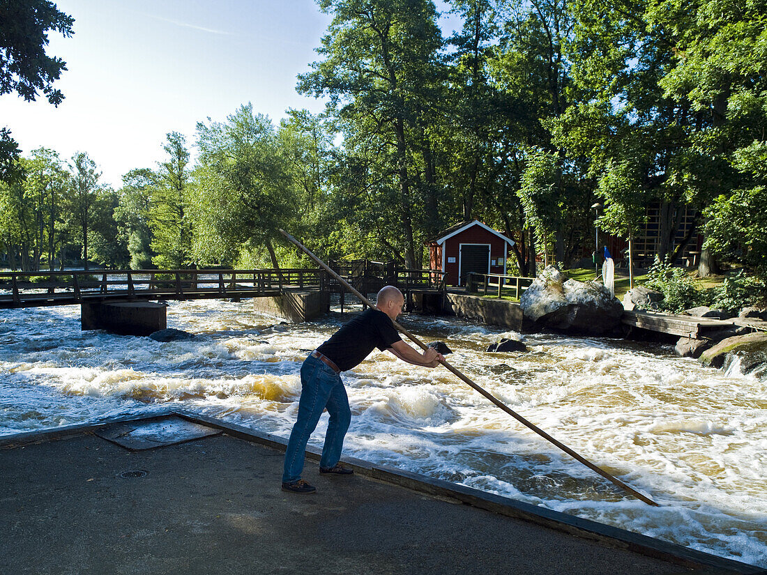 The stream in Mörrum, Sweden