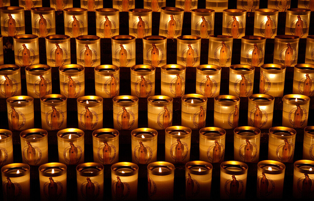 Candles in Notre-Dame, Paris, France