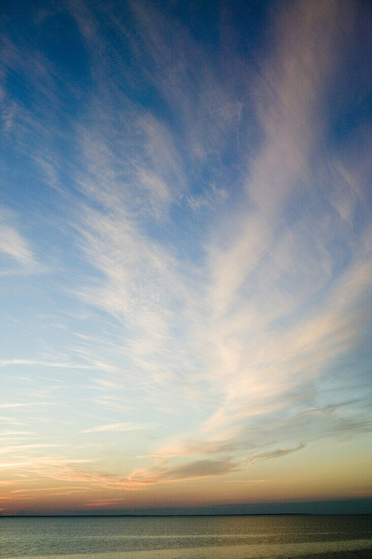 Clouds at dusk