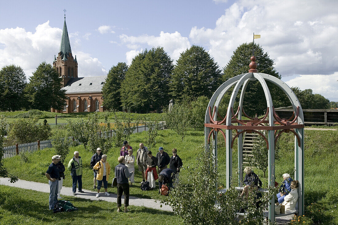The garden of Tycho Brahe, Ven, Skane, Sweden