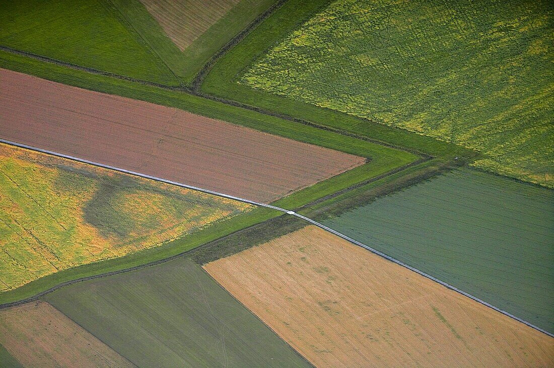 Agricultural landscape in Bohuslan, Sweden