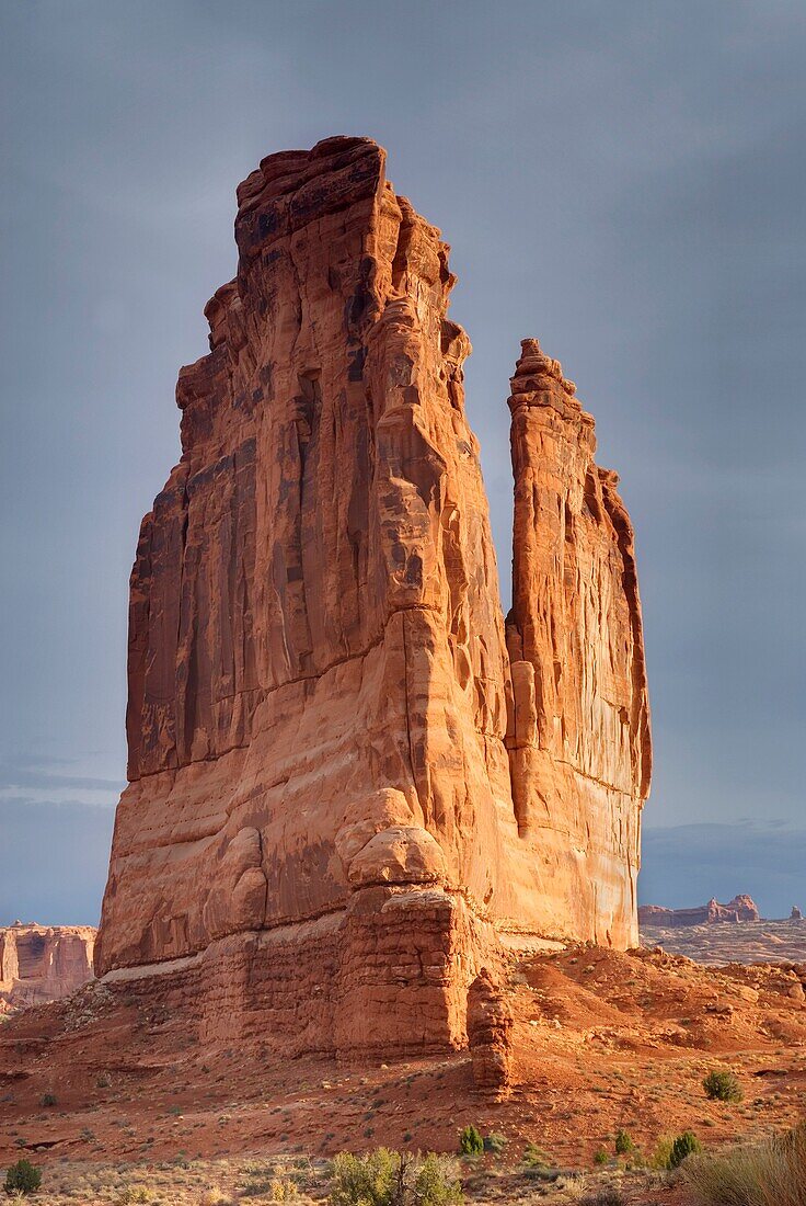 Courthouse Buttes Arches National Park Utah USA