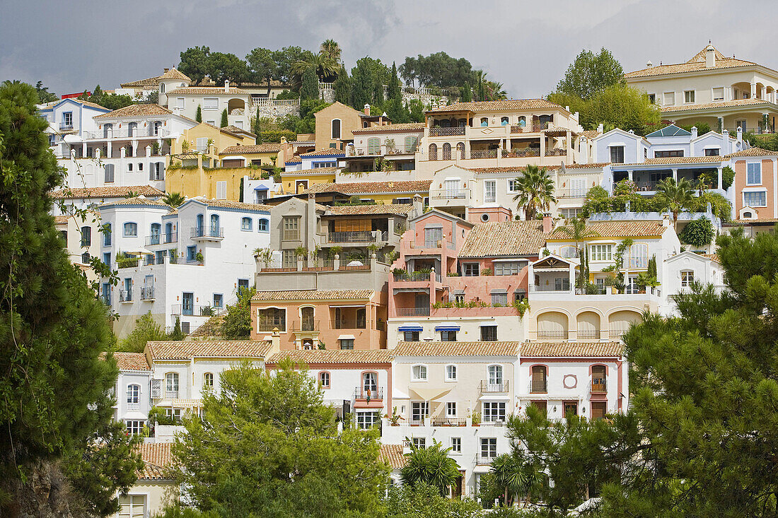 La Perla de La Heredia urban development, Marbella. Costa del Sol, Malaga province, Andalusia, Spain
