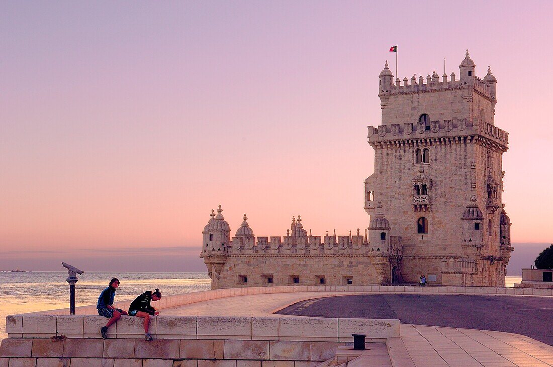 Belem Tower built by Francisco de Arruda, Lisbon, Portugal