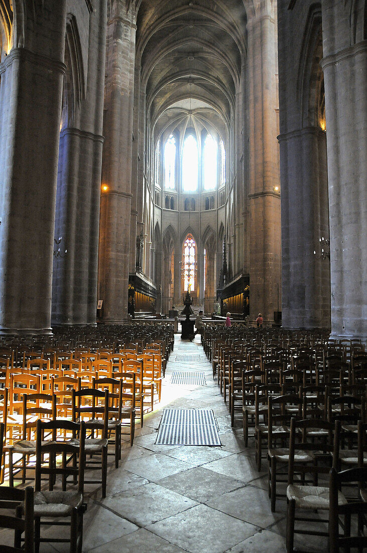 France, Aveyron 12, Rodez, capitale du Rouergue, cathédrale Notre Dame