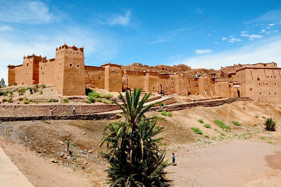 Maroc, Haut Atlas, la Vallée du Dadès, Ouarzazate, la Kasbahh Taourirt