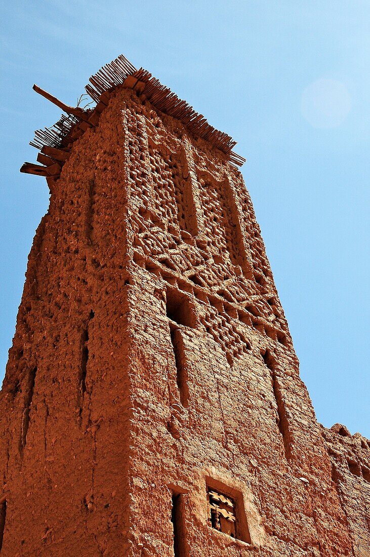 Maroc, Haut-Atlas, vallée du Dadès , village et Kasbah de Bou-Thrarar