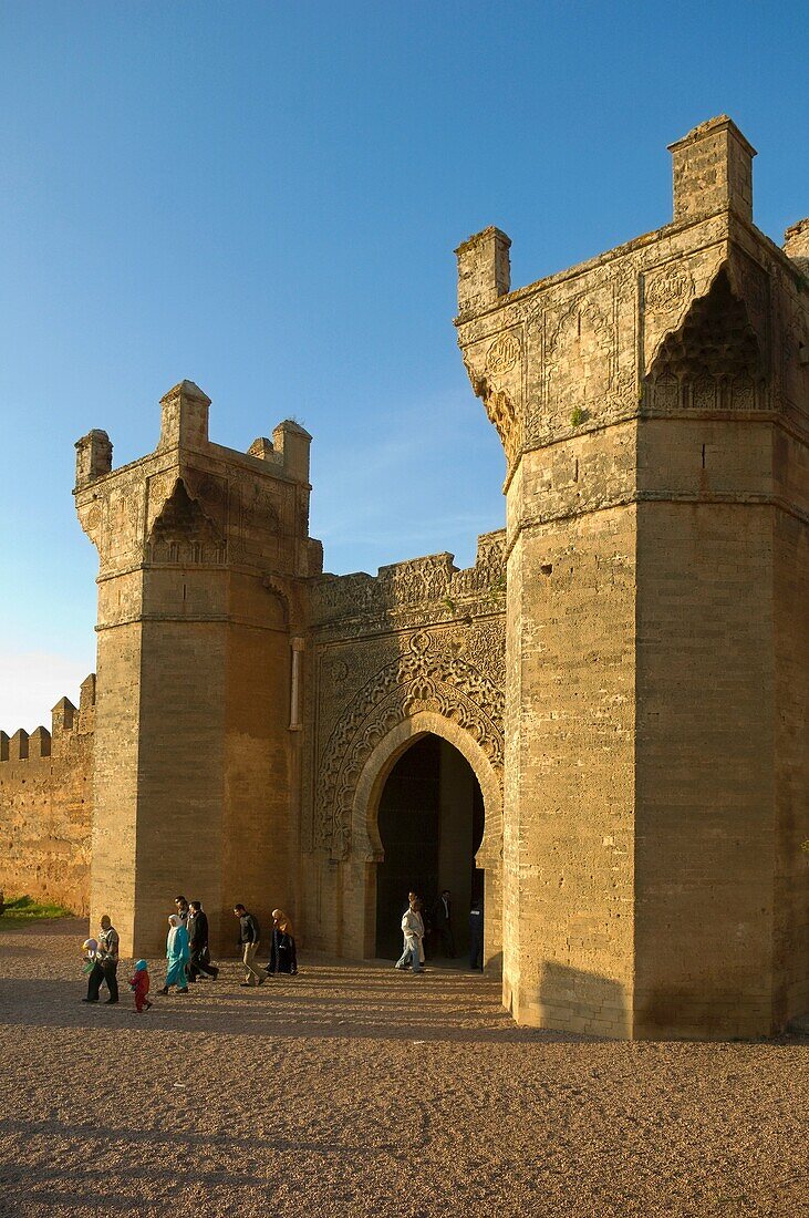 Entrance to the Chella Necropolis, Rabat, Morocco, Africa
