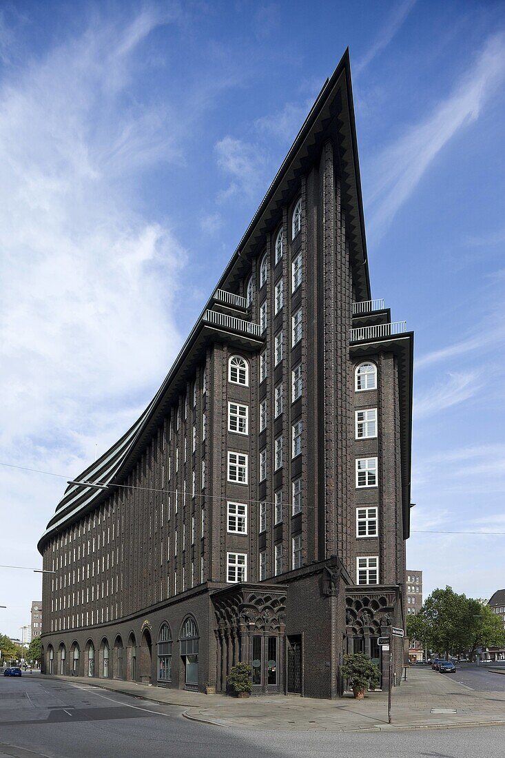 Chilehaus, Burchardstraße, Hamburg, Deutschland