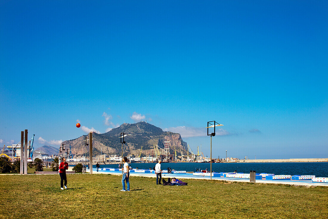 Water front, Palermo, Sicily, Italy