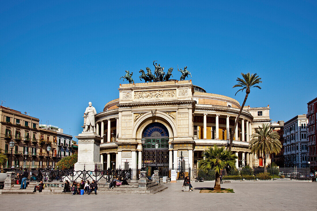 Teatro Politeama, Palermo, Sicily, Italy