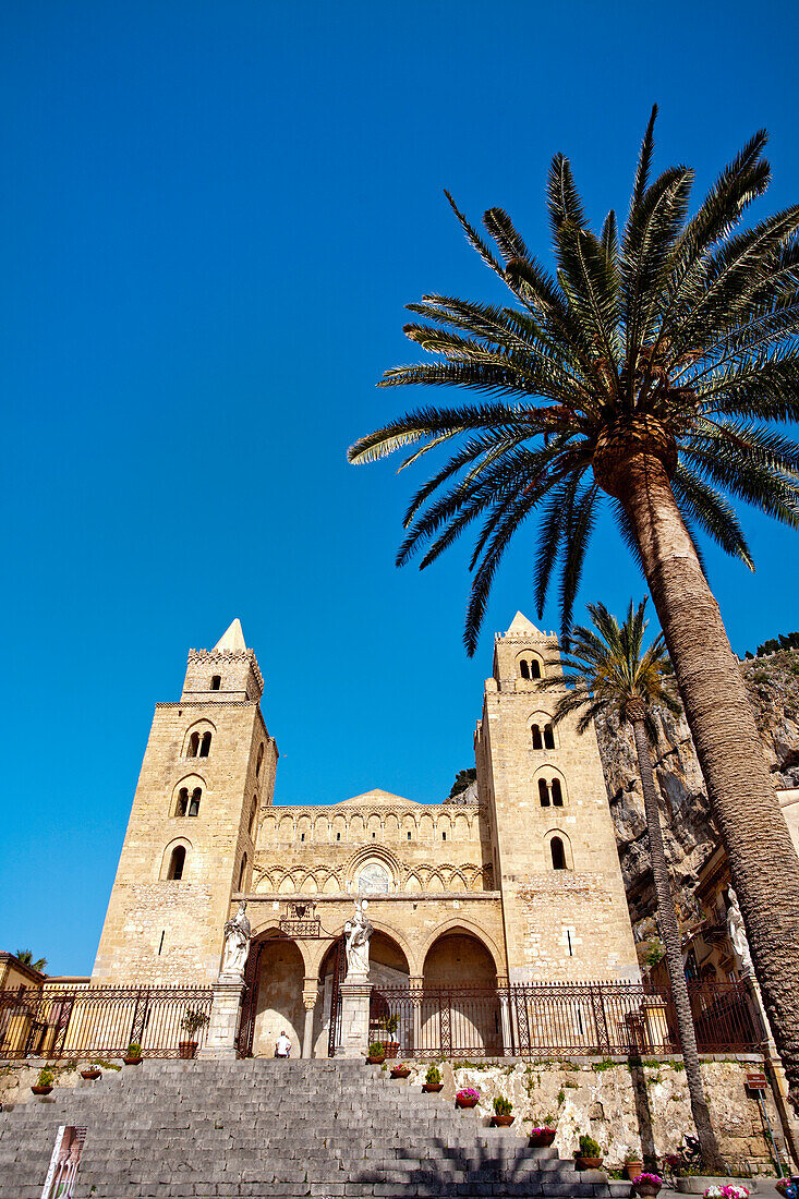 Dom, Cefalù, Palermo, Sizilien, Italien