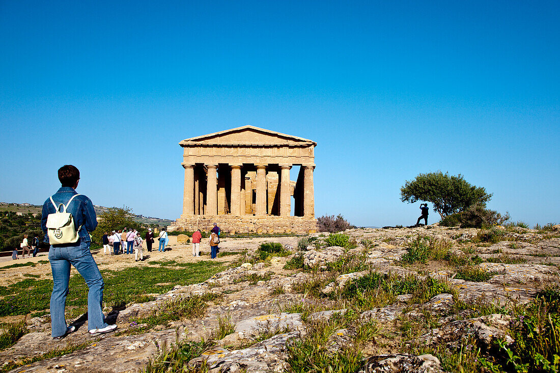 Concordia Temple, Valley of temples, Agrigento, Sicily, Italy